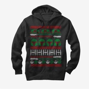 Boba Fett Ugly Christmas Sweater Hoodie